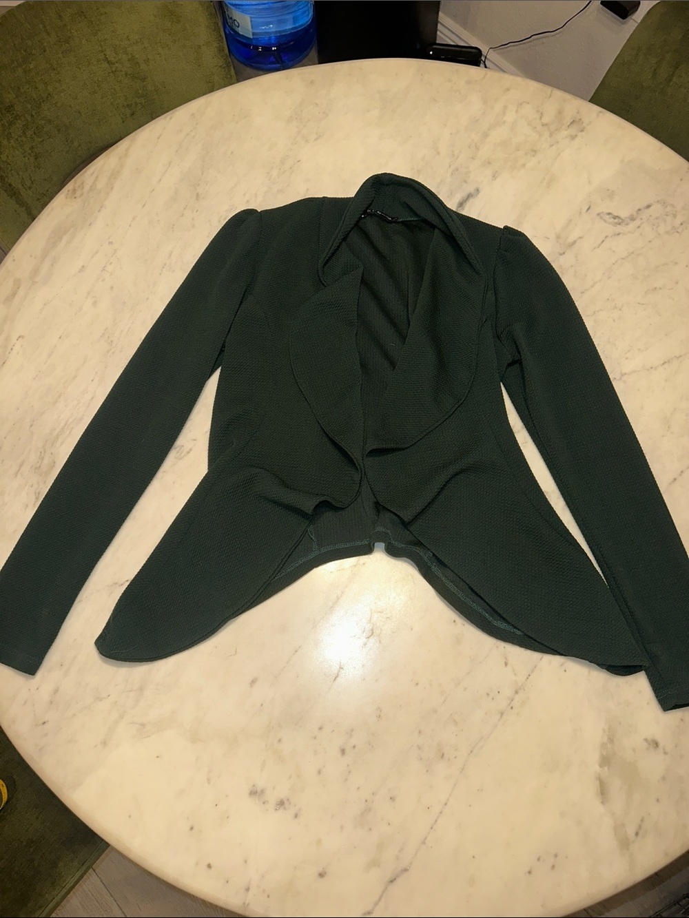 Top 10 Women's Open-Front Ponte Jacket in Dark Green size XS
